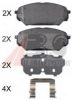 A.B.S. 37809 OE Brake Pad Set, disc brake